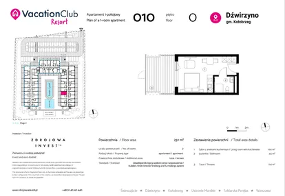 Mieszkanie w inwestycji: VacationClub Resort