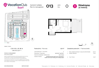 Mieszkanie w inwestycji: VacationClub Resort
