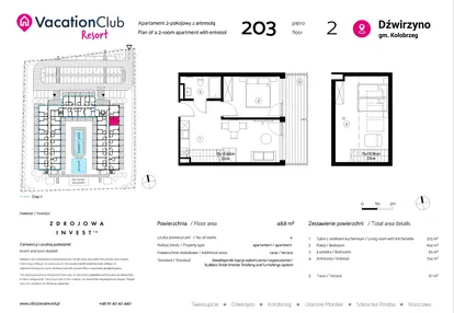 Mieszkanie w inwestycji: VacationClub Resort