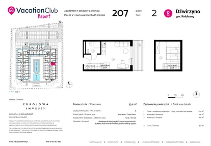 Mieszkanie w inwestycji: VacationClub Resort