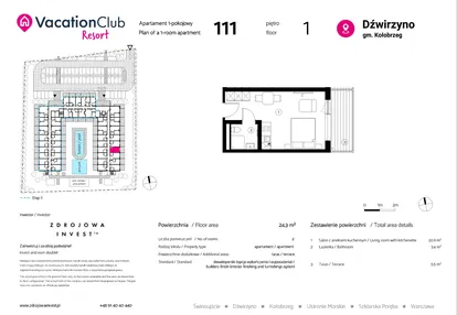 Mieszkanie w inwestycji: VacationClub Resort