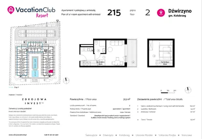 Mieszkanie w inwestycji: VacationClub Resort