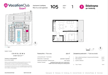 Mieszkanie w inwestycji: VacationClub Resort