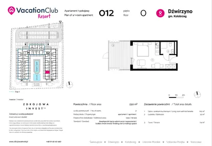 Mieszkanie w inwestycji: VacationClub Resort