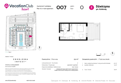 Mieszkanie w inwestycji: VacationClub Resort