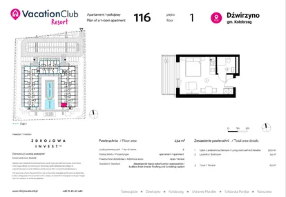 Mieszkanie w inwestycji: VacationClub Resort