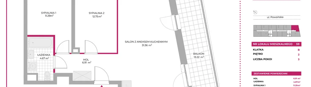 Mieszkanie w inwestycji: Sadyba Spot