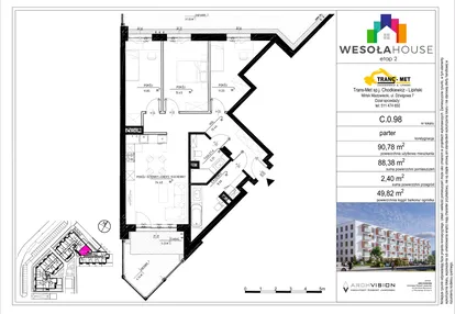 Mieszkanie w inwestycji: Wesoła House Etap II