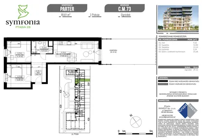 Mieszkanie w inwestycji: Symfonia Ptasia 28