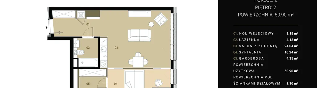Mieszkanie w inwestycji: Apartamenty Orkana
