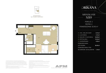 Mieszkanie w inwestycji: Apartamenty Orkana