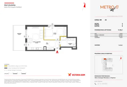 Mieszkanie w inwestycji: Metro Art 10