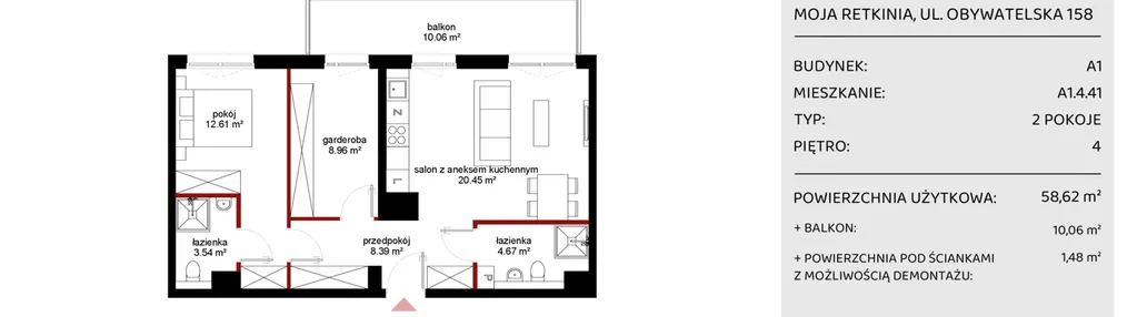 Mieszkanie w inwestycji: Moja Retkinia