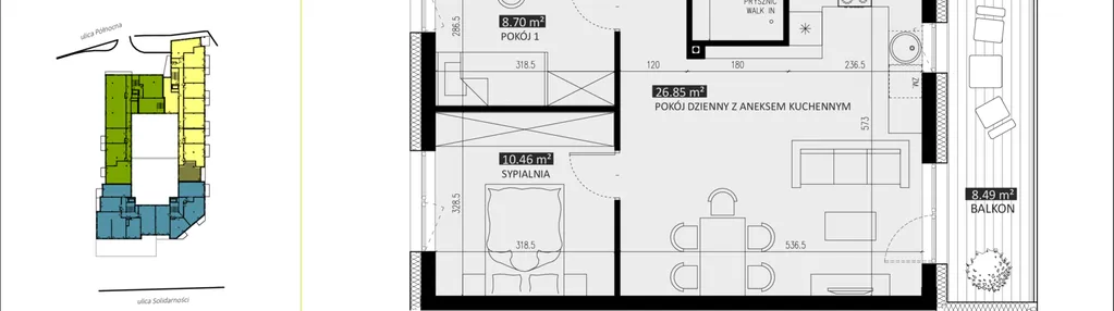 Mieszkanie w inwestycji: Apartamenty Północna etap II