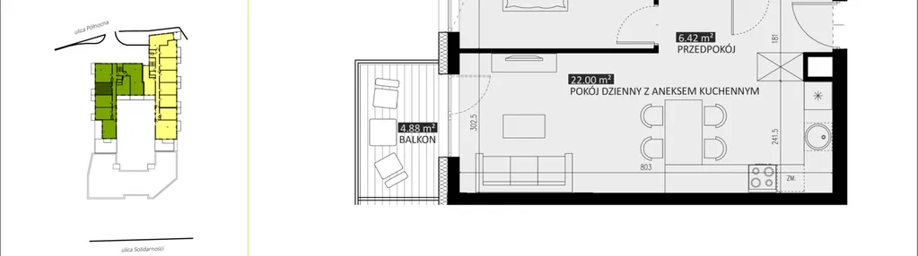 Mieszkanie w inwestycji: Apartamenty Północna etap II