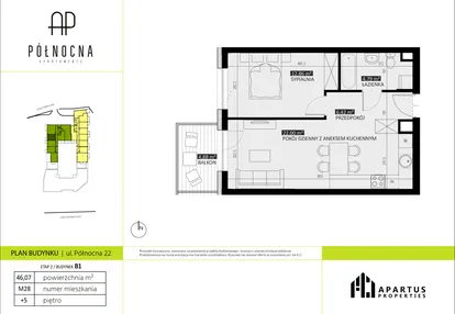 Mieszkanie w inwestycji: Apartamenty Północna etap II