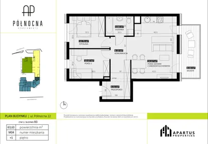 Mieszkanie w inwestycji: Apartamenty Północna etap II
