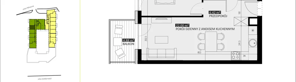 Mieszkanie w inwestycji: Apartamenty Północna etap II