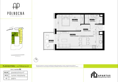 Mieszkanie w inwestycji: Apartamenty Północna etap II