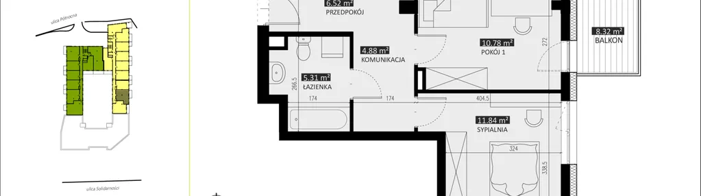 Mieszkanie w inwestycji: Apartamenty Północna etap II