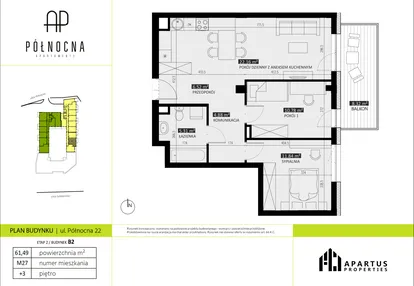 Mieszkanie w inwestycji: Apartamenty Północna etap II