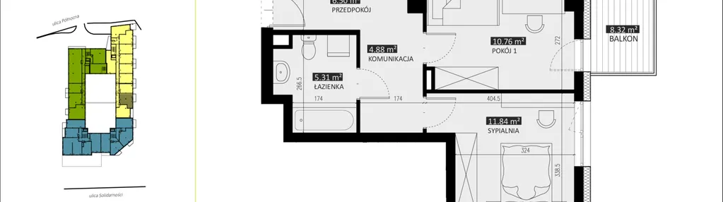 Mieszkanie w inwestycji: Apartamenty Północna etap II