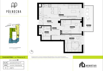 Mieszkanie w inwestycji: Apartamenty Północna etap II