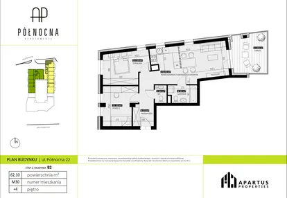 Mieszkanie w inwestycji: Apartamenty Północna etap II