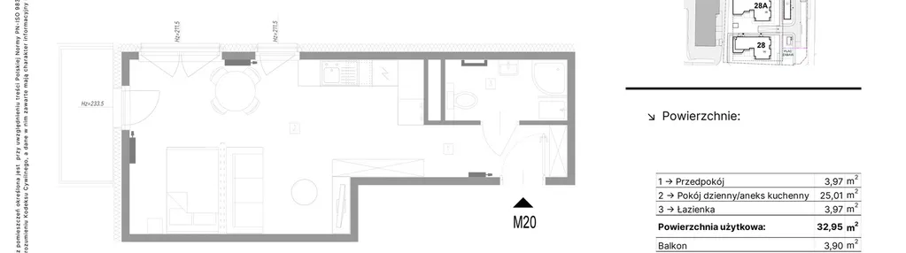 Mieszkanie w inwestycji: Strzelców 28