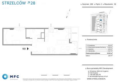 Mieszkanie w inwestycji: Strzelców 28