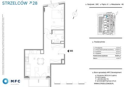 Mieszkanie w inwestycji: Strzelców 28