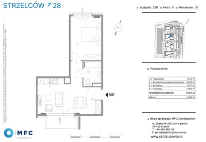 Mieszkanie w inwestycji: Strzelców 28