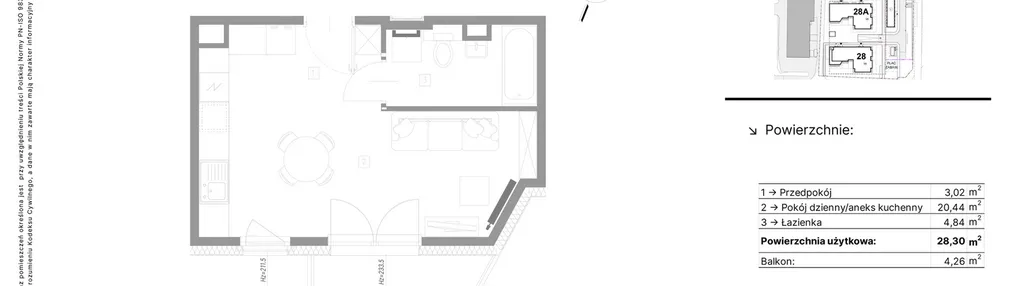 Mieszkanie w inwestycji: Strzelców 28