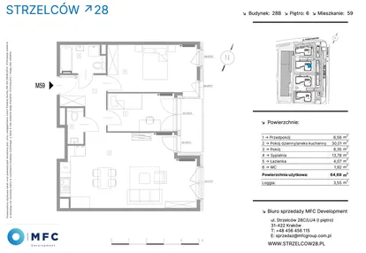 Mieszkanie w inwestycji: Strzelców 28