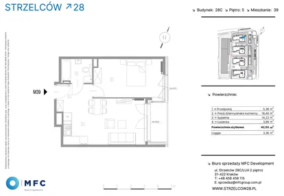 Mieszkanie w inwestycji: Strzelców 28