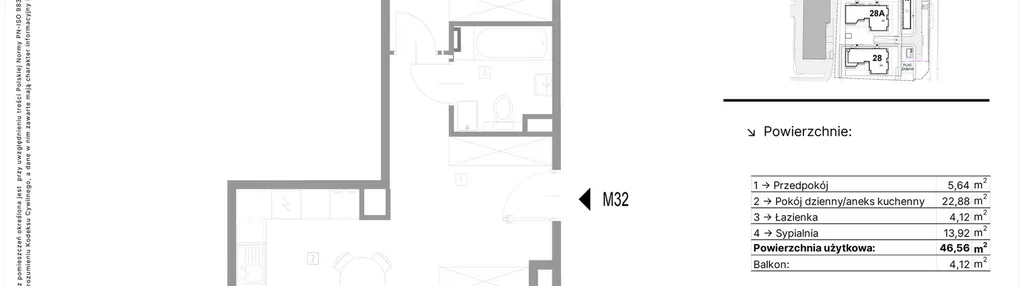 Mieszkanie w inwestycji: Strzelców 28
