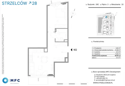 Mieszkanie w inwestycji: Strzelców 28