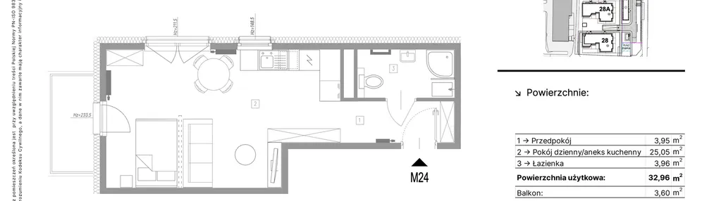 Mieszkanie w inwestycji: Strzelców 28