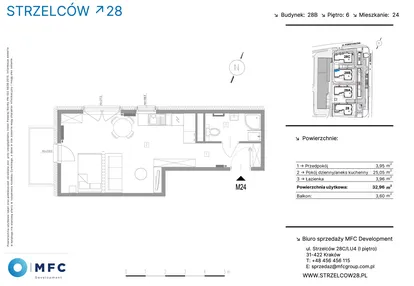 Mieszkanie w inwestycji: Strzelców 28