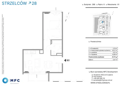 Mieszkanie w inwestycji: Strzelców 28
