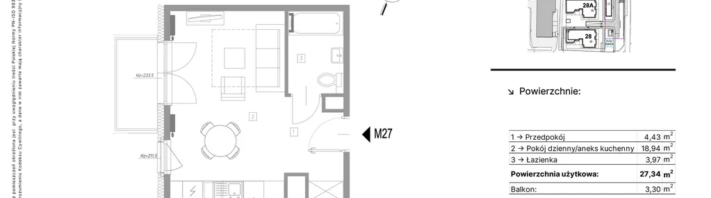 Mieszkanie w inwestycji: Strzelców 28