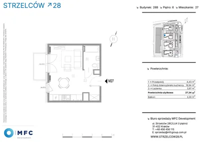 Mieszkanie w inwestycji: Strzelców 28