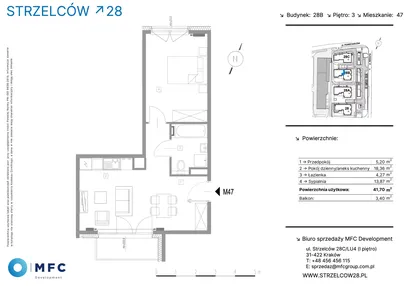 Mieszkanie w inwestycji: Strzelców 28