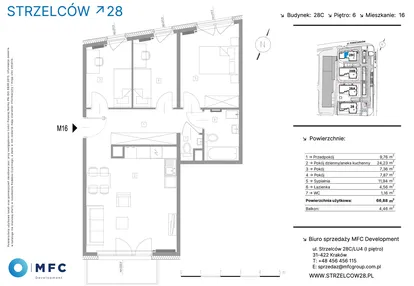 Mieszkanie w inwestycji: Strzelców 28