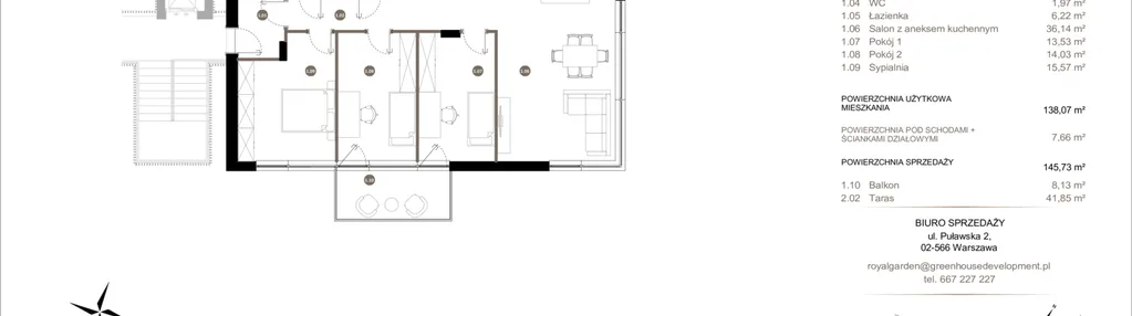 Mieszkanie w inwestycji: Royal Garden Wilanów Apartamenty