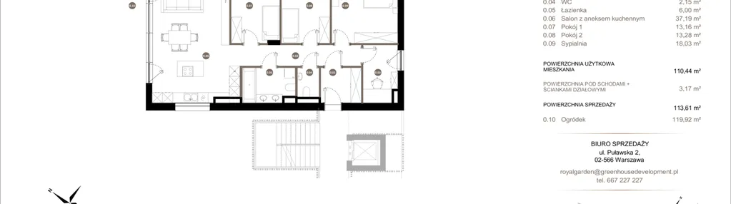 Mieszkanie w inwestycji: Royal Garden Wilanów Apartamenty