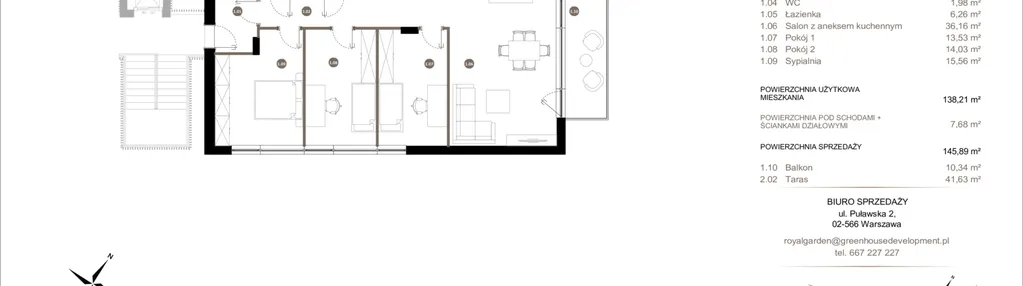 Mieszkanie w inwestycji: Royal Garden Wilanów Apartamenty