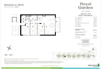 Mieszkanie w inwestycji: Royal Garden Wilanów Apartamenty