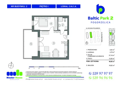 Mieszkanie w inwestycji: Baltic Park 2 Pogorzelica bud. 1 i 2