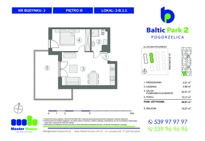 Mieszkanie w inwestycji: Baltic Park 2 Pogorzelica bud. 1 i 2
